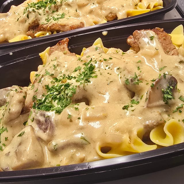 Beef Stroganoff.