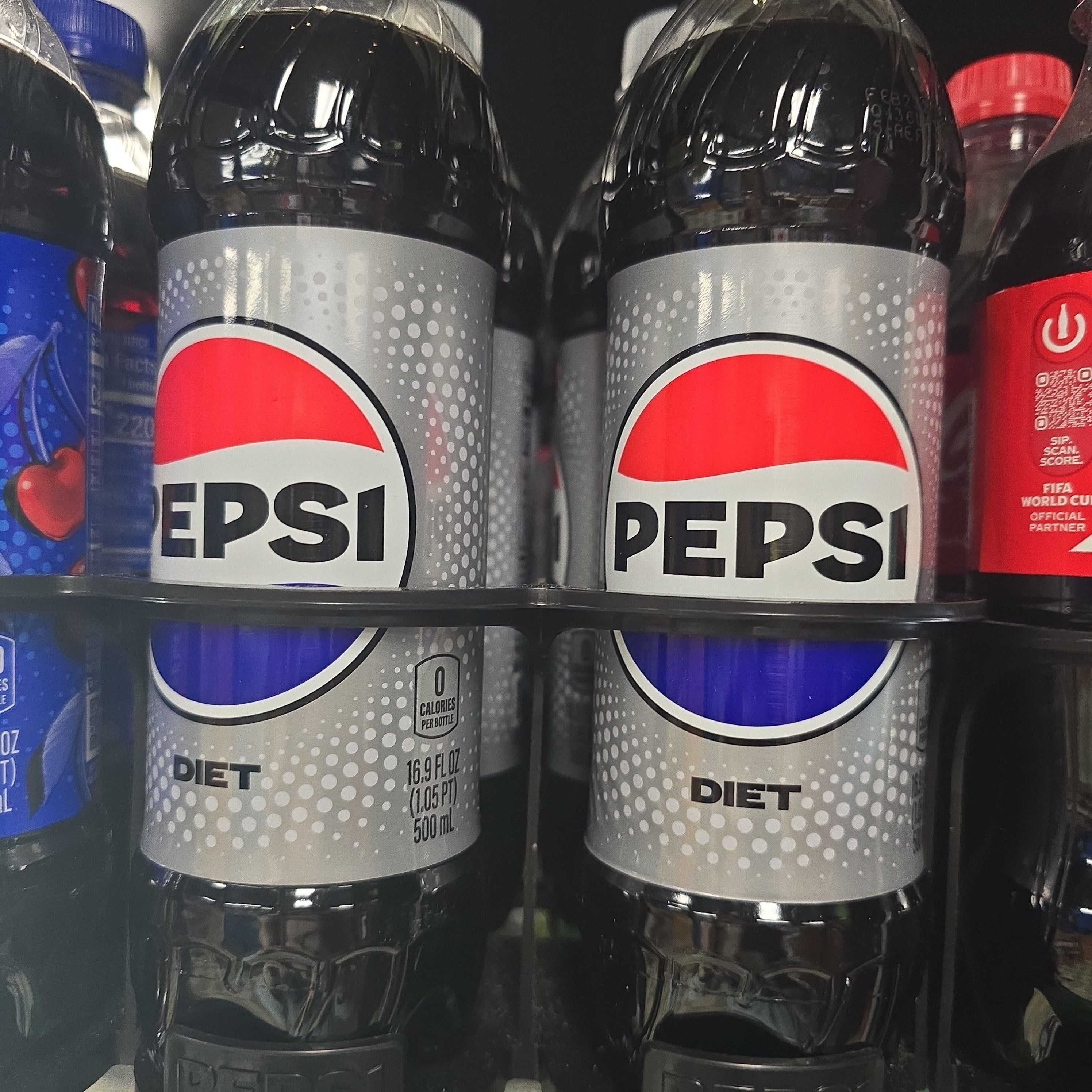 Diet Pepsi Bottle.