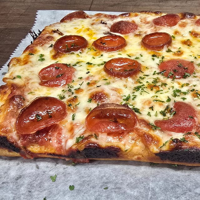 Pepperoni Pizza (Sicilian).