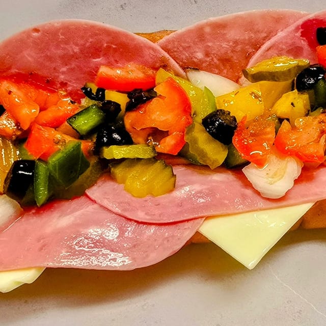 Ham Italian Wrap or Panuozzo.