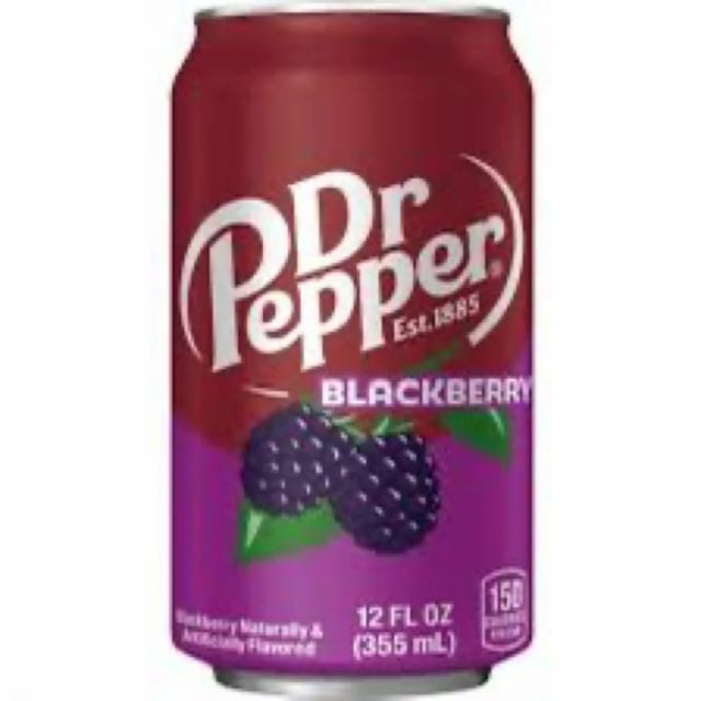Dr Pepper Black Berry Can.